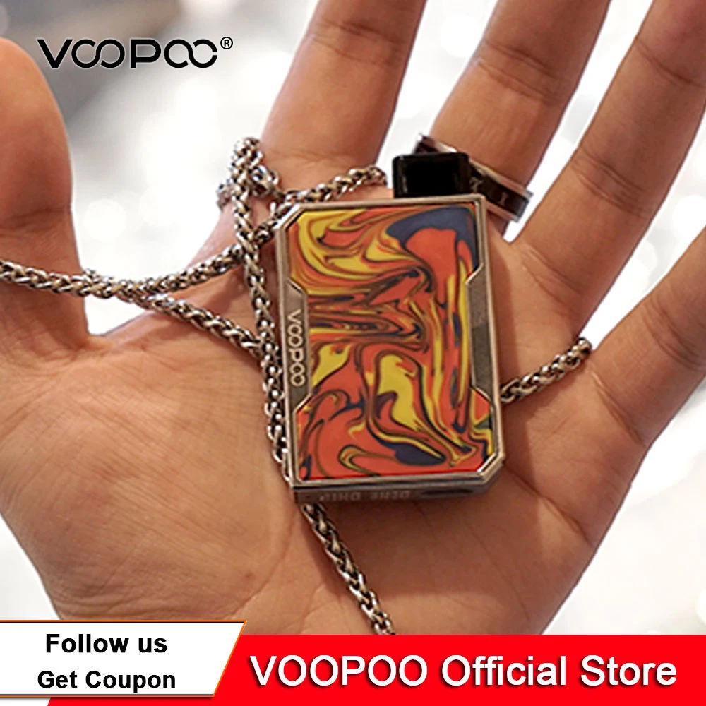 

2pcs/lot Voopoo Drag Nano Kit Chain Edition 750mAh All In One Vape Starter Kit Resin Panel Pod System Electronic cigarette