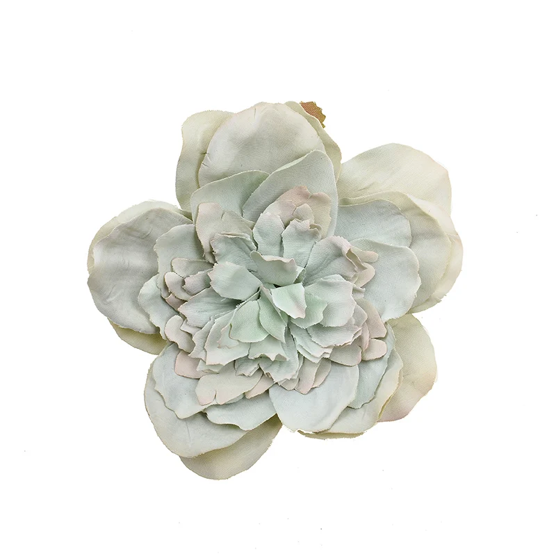 1 шт 10 см искусственные пионы Цветок голова для свадьбы дома вечерние украшения DIY цветок стены Подарочная коробка скрапбук ремесло - Цвет: Зеленый