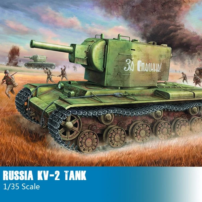 135 Scale Tank Model Russian KV 2 Assembly Tank Model Tank Building