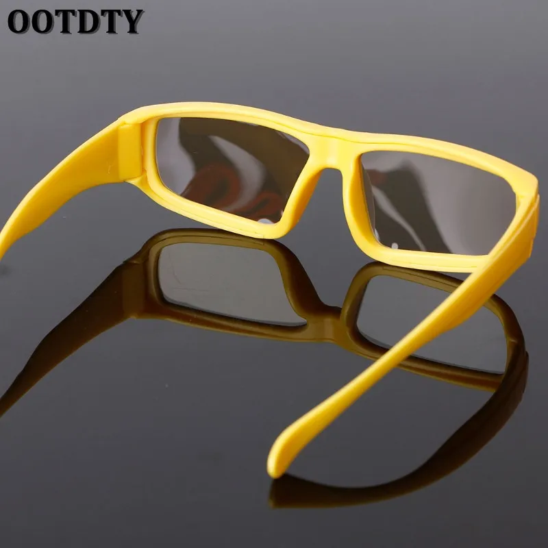 OOTDTY 3D очки детские размер круговой поляризационные Пассивные 3D очки для реального D 3D ТВ кино