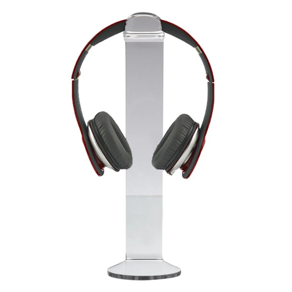 

Universal Acrylic Headphone Display Stand Earphone Holder Portable Headset Bracket