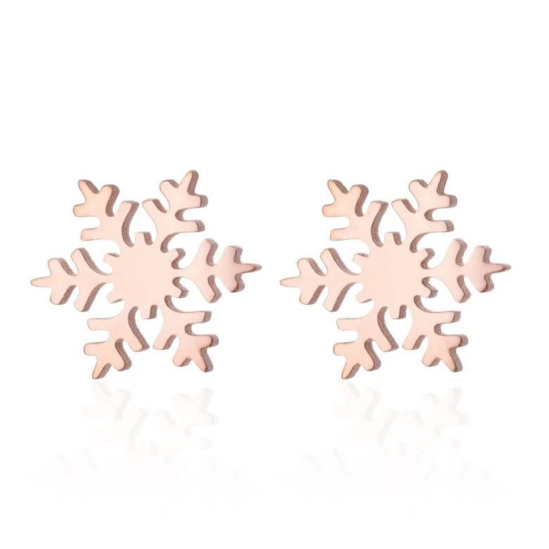 Yiustar Ретро рождественская подвеска в виде снежинки браслет из нержавеющей стали звено цепи браслеты для женщин Pulsera болтаются счастливые круглые браслеты - Окраска металла: 52ged142r