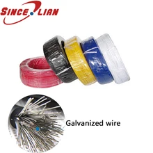 22AWG UL1015 Диаметр 2,4 мм 10 м/50 м 21/0. 178TS 105 градусов 600 В электронный проводник для внутренней проводки UL1015 24AWG