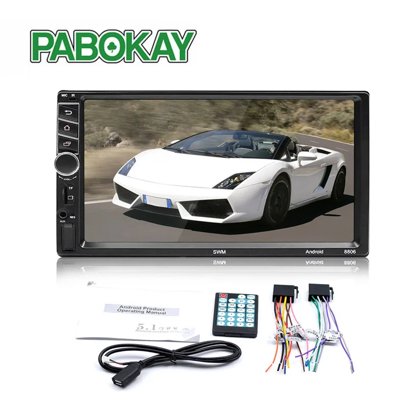 

FS 2 din Car Radio 7" Touch In Dash Auto audio Player MP5 Player Autoradio Bluetooth Rear View Camera Remote Control