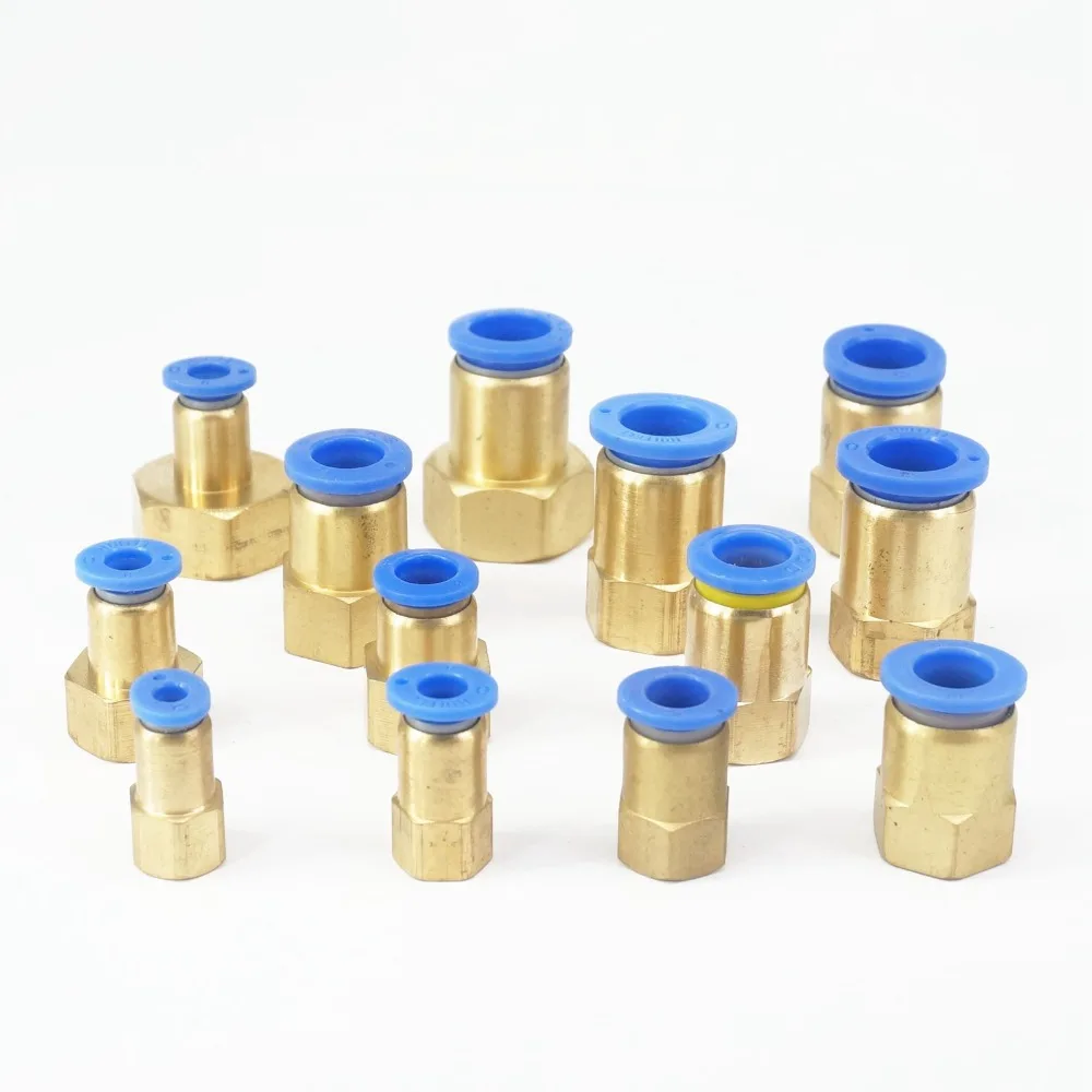 5 шт. быстросъемный Пневматический фитинг 1/4 &quot3/8&quot 1/2 &quotBSP гнездо для трубки O/D