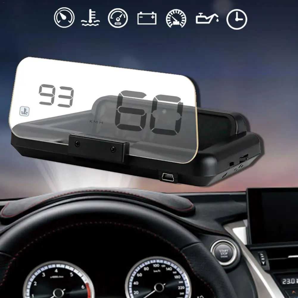 

New OBD Car Speed Projector Hud Head Up Display Digital Speedometer OBD2 Diagnostic Tool