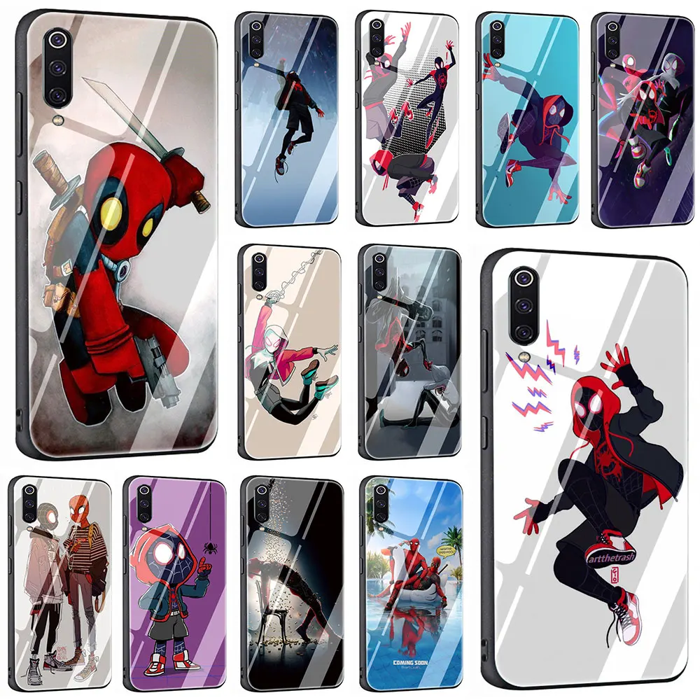 Чехол из закаленного стекла Marvel deed pool Deadpool для Xiaomi 8 Lite A1 A2 9 Redmi Note 5 6 7 Pro 6A 4X F1