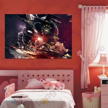 

Posters and Prints Time Girl Abstract Wall Art Pictures Hallway Bedroom Home Decorations Portrait Artwork Canvas Painting Custom
