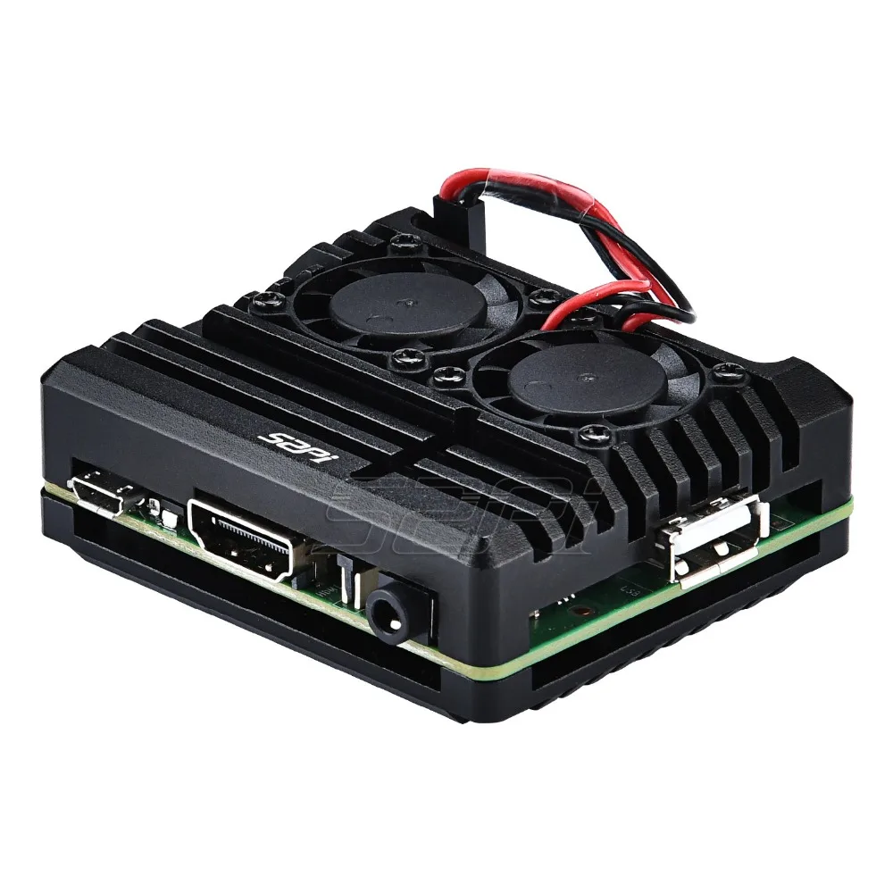52Pi для RPI 3A +! Бронированный корпус из алюминиевого сплава металлический и двойной