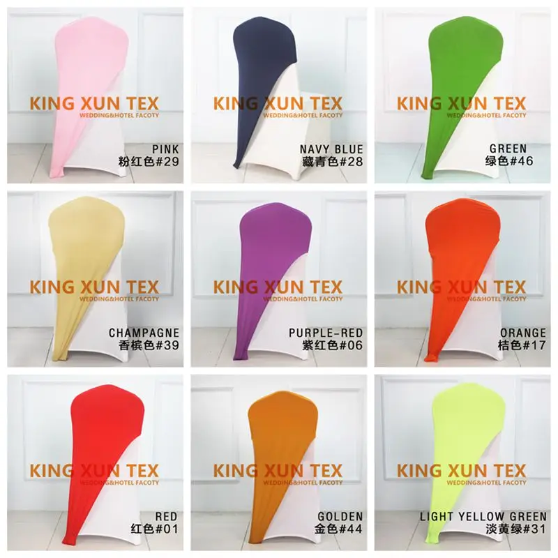 

Wedding Lycra Spandex Chair Cap For Stretch Chair Cover Event Party Decoration