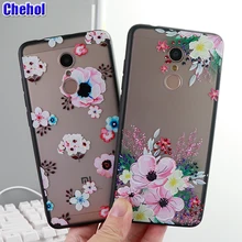 Hollow New Phone Cases for Xiaomi Redmi Note 4 5 6 X A Plus Floral Patterned Case Soft Silicone Fitted Phone Covers Accessories