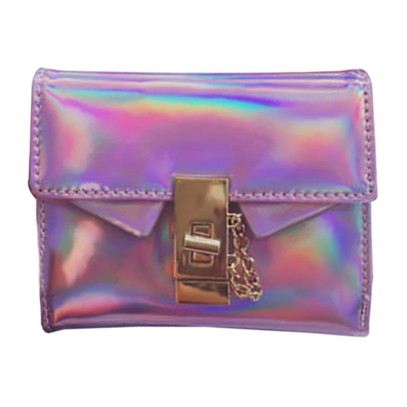 

Women Fashion Hologram Handbag Laser-Coin Purse Wallet Card Holder Bag