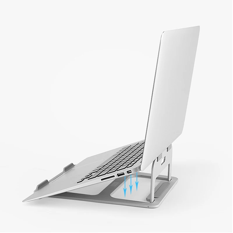 BUBM Алюминиевая Подставка для ноутбука, портативный держатель для ноутбука, складная эргономичная настольная подставка, держатель для ноутбука MacBook