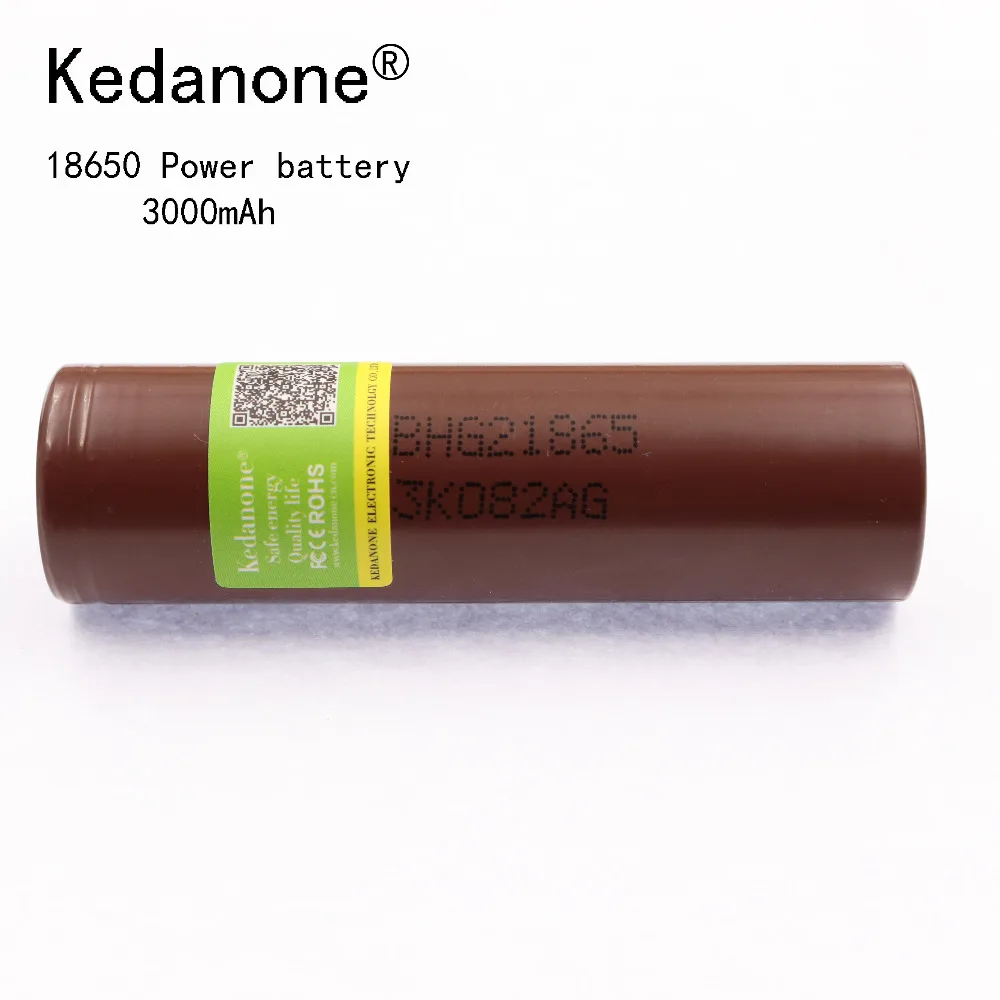 100% New Original HG2 18650 3000mAh battery 18650HG2 3.6V discharge 20A ...