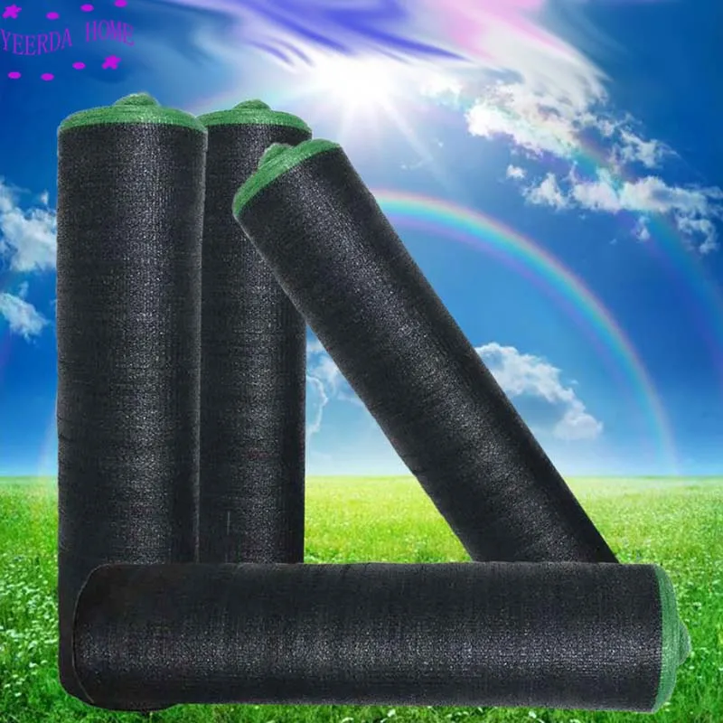 

2 Roll 8x30m Black 60% sunshade net HDPE Anti-UV Outdoor Garden Sunscreen Sunblock Cloth Net Plant Greenhouse cover 3 Pin
