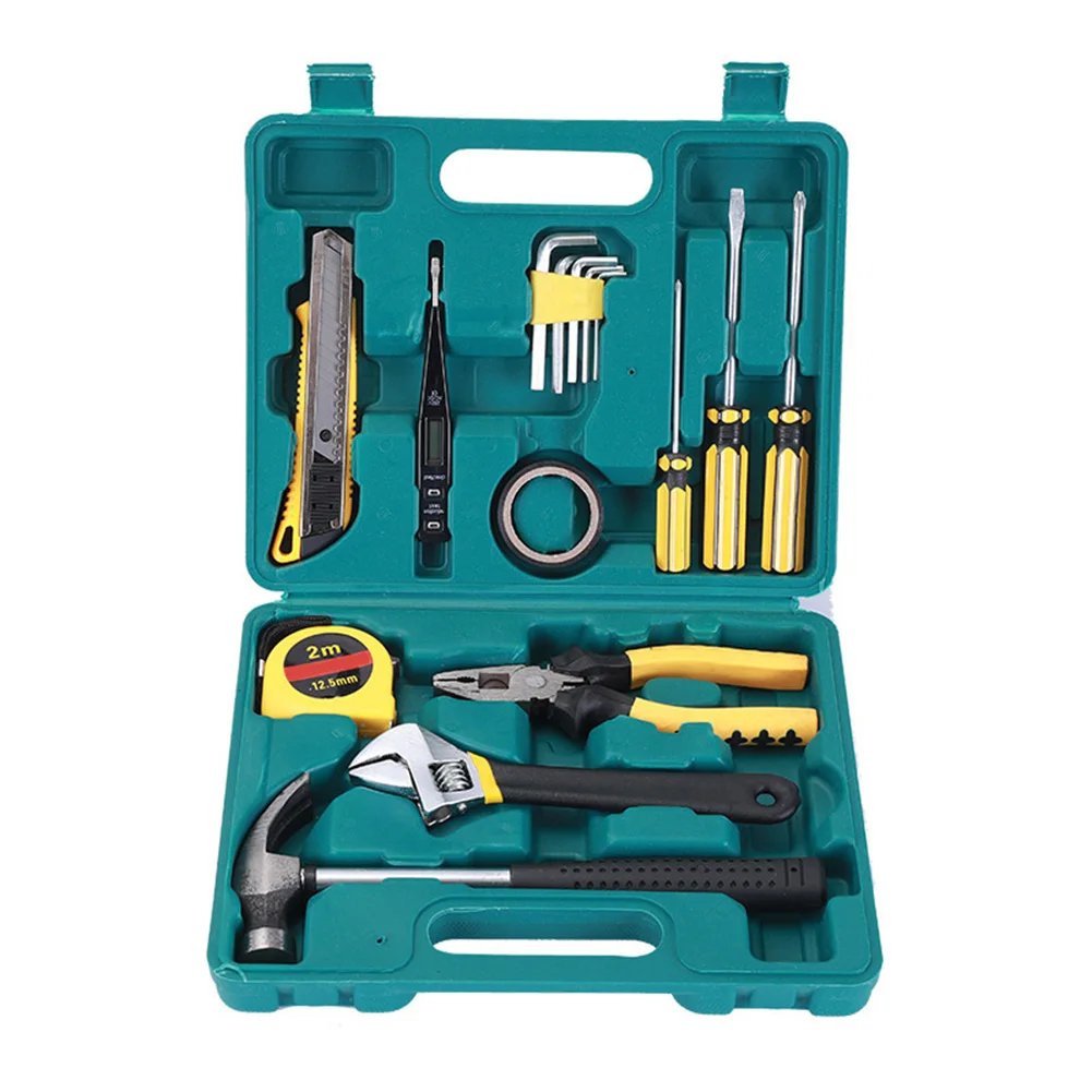 

16pcs Car Maintenance Tools Adjustable Wrench Screwdriver Claw Hammer Repairing Tools HVR88