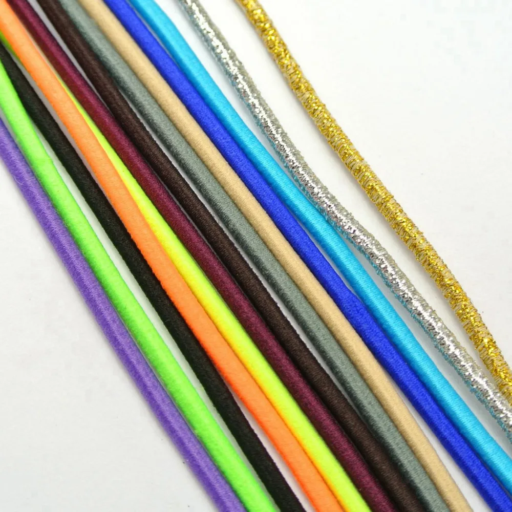 10 Meters Mixed Color Elastic Stretch String Shock Cord For Sewing