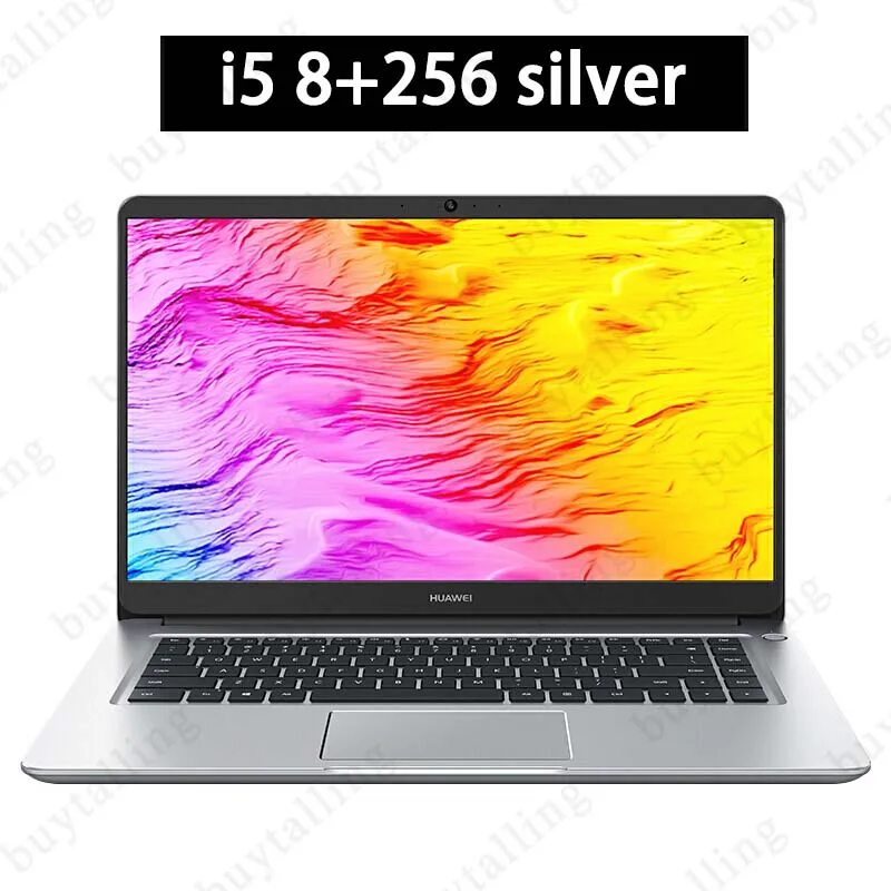 15,6 дюймов huawei MateBook D 8th Intel i5-8250U/i7-8550U ноутбук 8 Гб DDR4 128GB SSD+ 1 TB, SATA, HDD Windows 10 FHD ips компьютер ПК - Цвет: i5 8G 256G silver