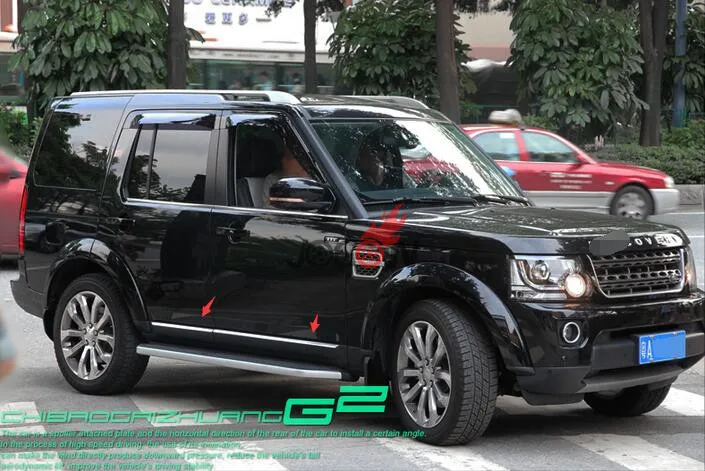 

DOOR SIDE BODY MOLDING ACCENT TRIM PROTECTOR SILL PLATEFIT FOR Discovery 4 LR4 2010-2015
