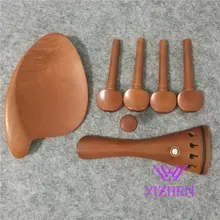 

10 sets high quality jujube wood violin parts 4/4 very nice, Violin Accessories