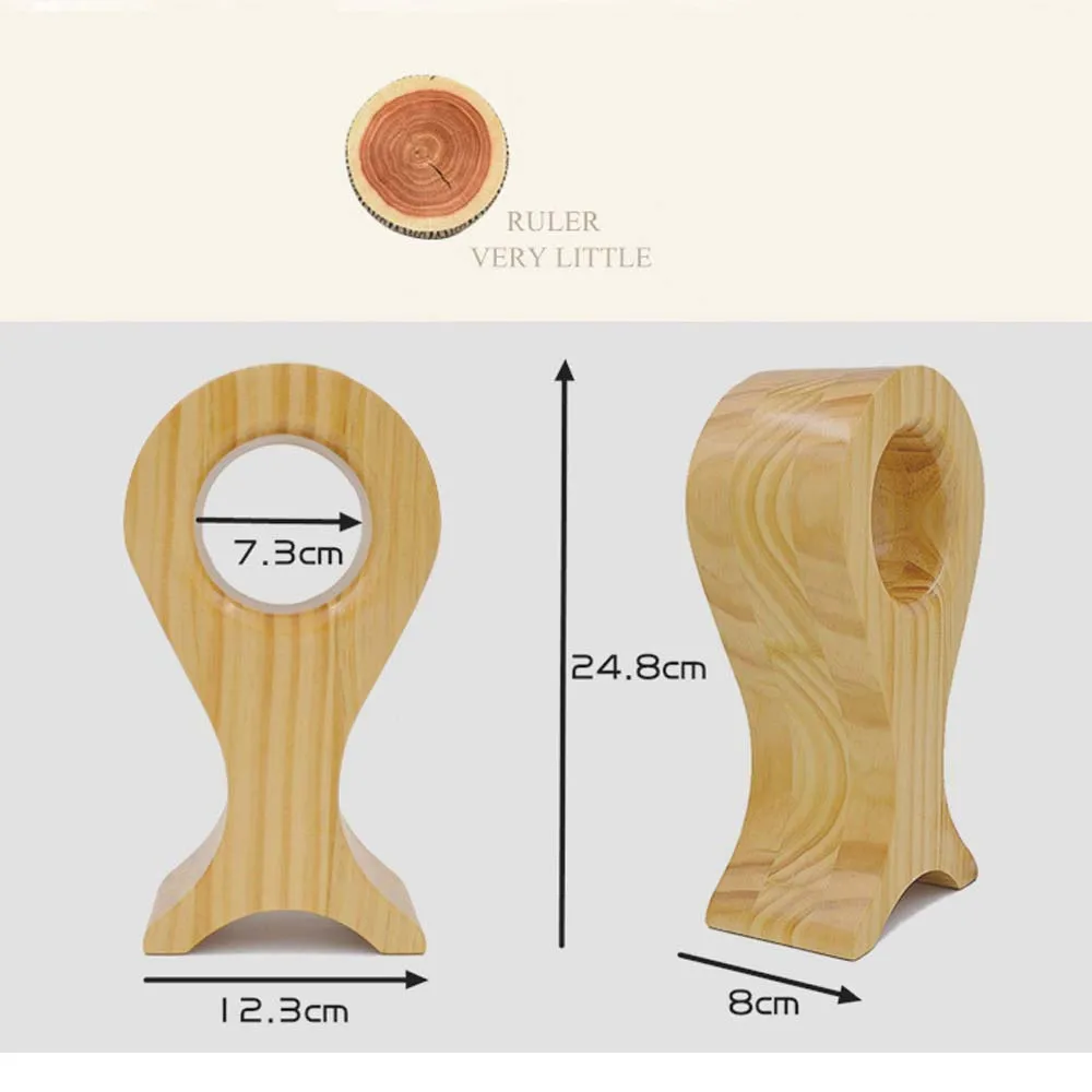 JINSERTA Wood Headphones Stand Holder Hanger Wooden Headset Desk Display Shelf Rack Universal Bracket Earphone Accessories