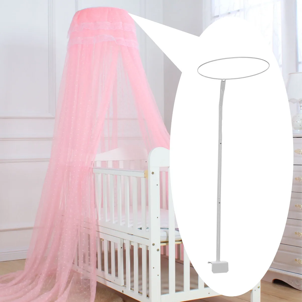 baby cot drapes