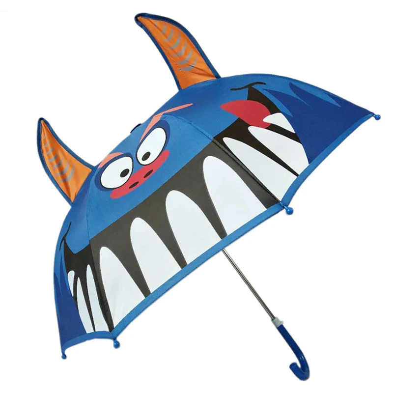 

Creative Cartoon Children Umbrella 3D Ear Animation Modeling Long Handled Kids Umbrella For Boys Girls School Students Gift