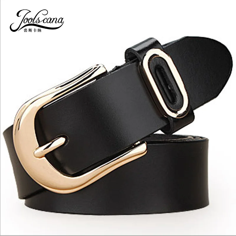 

joolscana women belt genuine leather belt fashion style new brand Apparel Lady Belt Cummerbunds Buckle 2017new