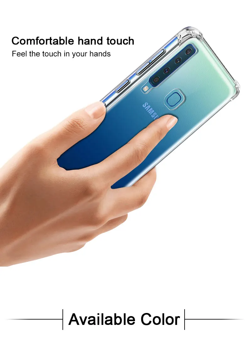 OLLIVAN Clear Transparent Soft TPU Case For Samsung Galaxy A50 Silicone Phone Case For Samsung Galaxy A30 A50 Back Cover Coque (5)