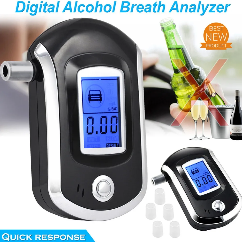 الرقمية الكحول اختبار التنفس LCD الكحول المهنية المحمولة محلل كاشف مع 5 أبواق استجابة سريعة r20 الرقمية الكحول اختبار التنفس LCD الكحول المهنية المحمولة محلل كاشف مع 5 أبواق استجابة سريعة r20
