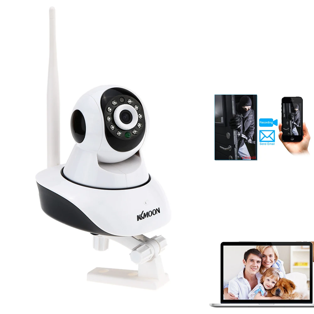  High Quality HD 1080P IP Camera H.264 Night Vision IR Webcam Web CCTV Camera Wireless IP Camera WiFi Pan Tilt Security 
