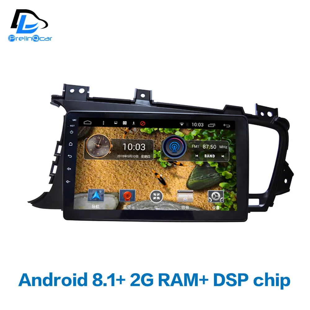 

4G LTE Android 8.1 car gps multimedia video radio player in dash for Kia K5 optima 2011-2015 years navigation stereo