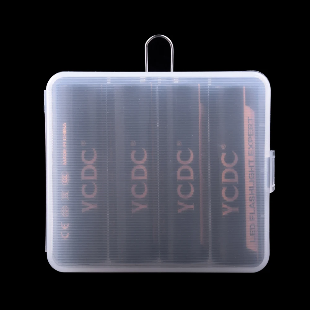 YCDC 50x для 18650 аккумуляторной батареи коробка хранения крышка ячеек жесткий