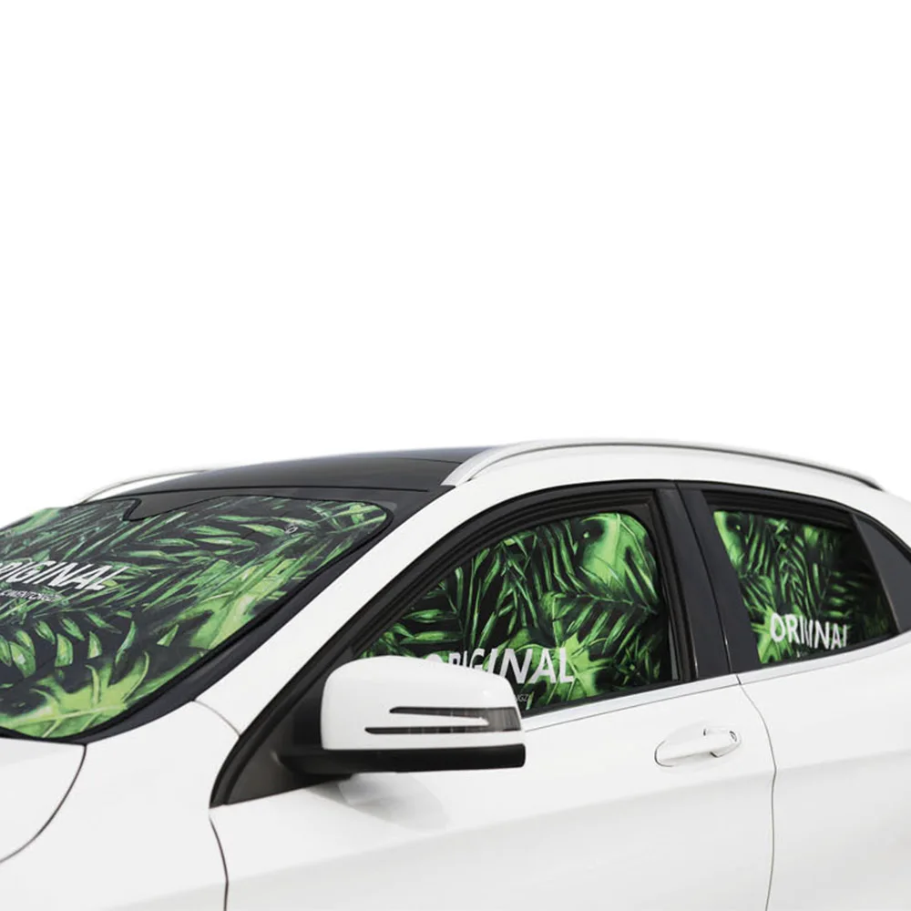 Universal Car Cartoon Cute Magnetic Car Cover Sunshade Curtain Window Sun Visor Protector Sun Shade Auto Visor Windscreen Block