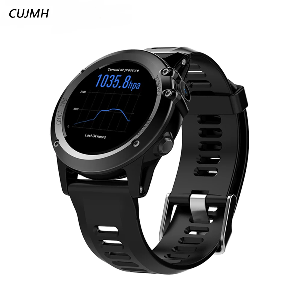 

CUJMH H1 Smart Watch Android 4.4 Waterproof 1.39" MTK6572 BT 4.0 3G Wifi GPS SIM For iPhone Smartwatch Men Wearable Devices