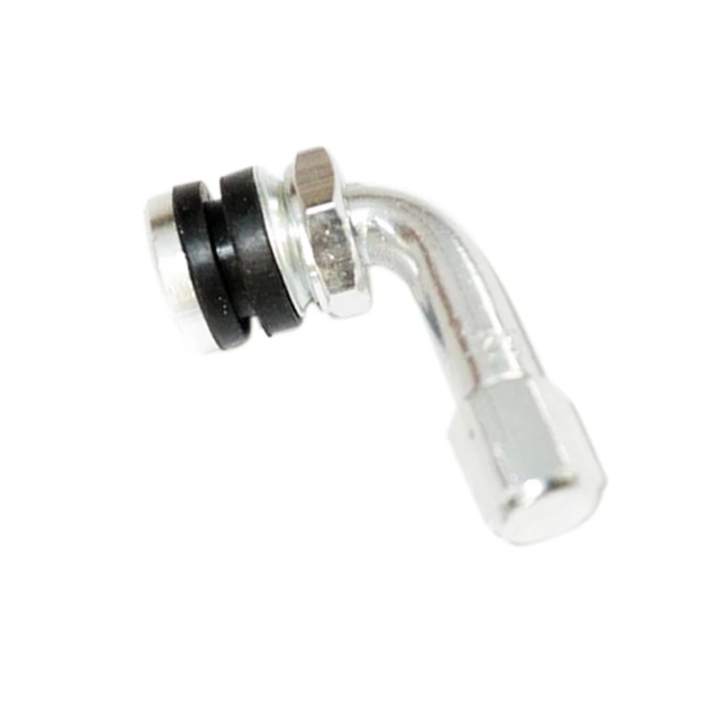 Universal Motorcycle CNC Aluminum Wheel Tire Valves Stem Air Tire Cap 90 Degree Solves Inflation & Checking Of Air Pressure