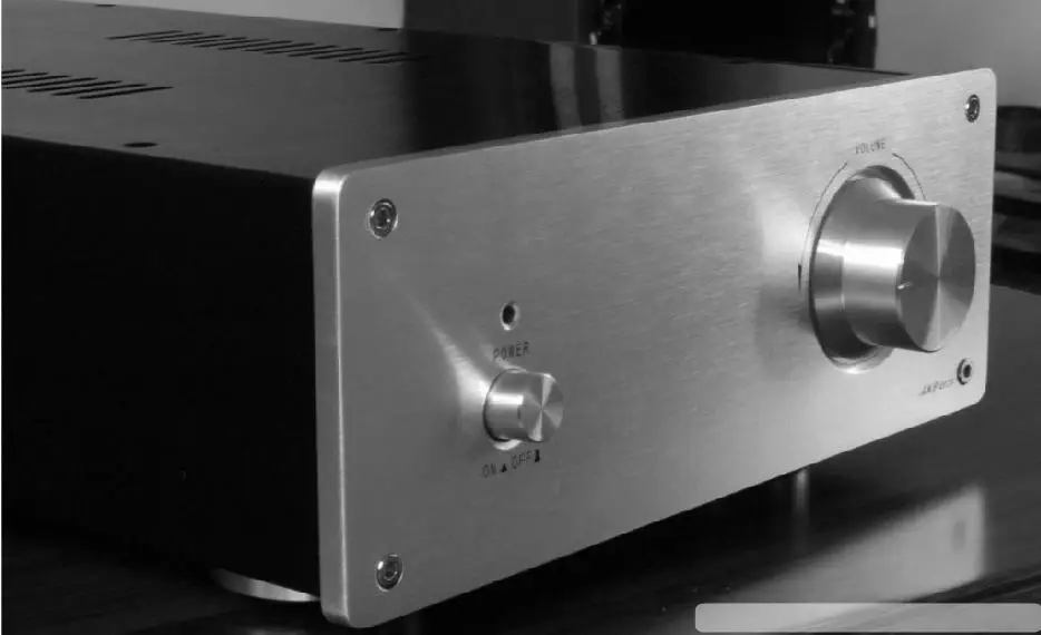 Корпус усилителя DIY 200*75*336 мм AMP-2075 полностью алюминиевый корпус мощности/корпус