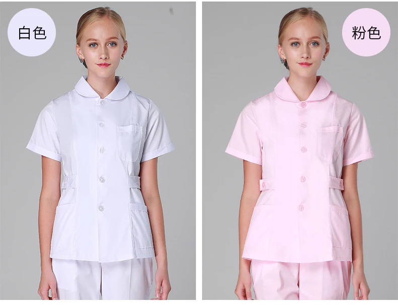Бренд LEHNO мягкая хлопковая униформа медсестры с короткими рукавами медицинская Униформа куртка+ брюки 2 шт костюм
