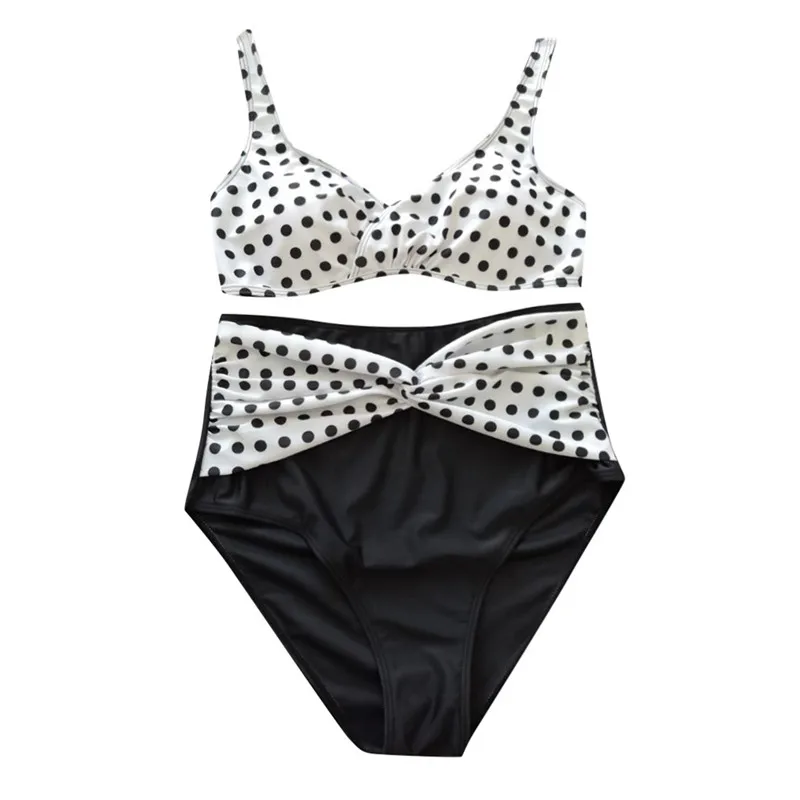 2019 Fashion New Women Siamese Bikini Set Push-Up StripeSwimwear Beachwear Swimsuit Bathing Suit Beach Wear Beach Retro A23# (7)