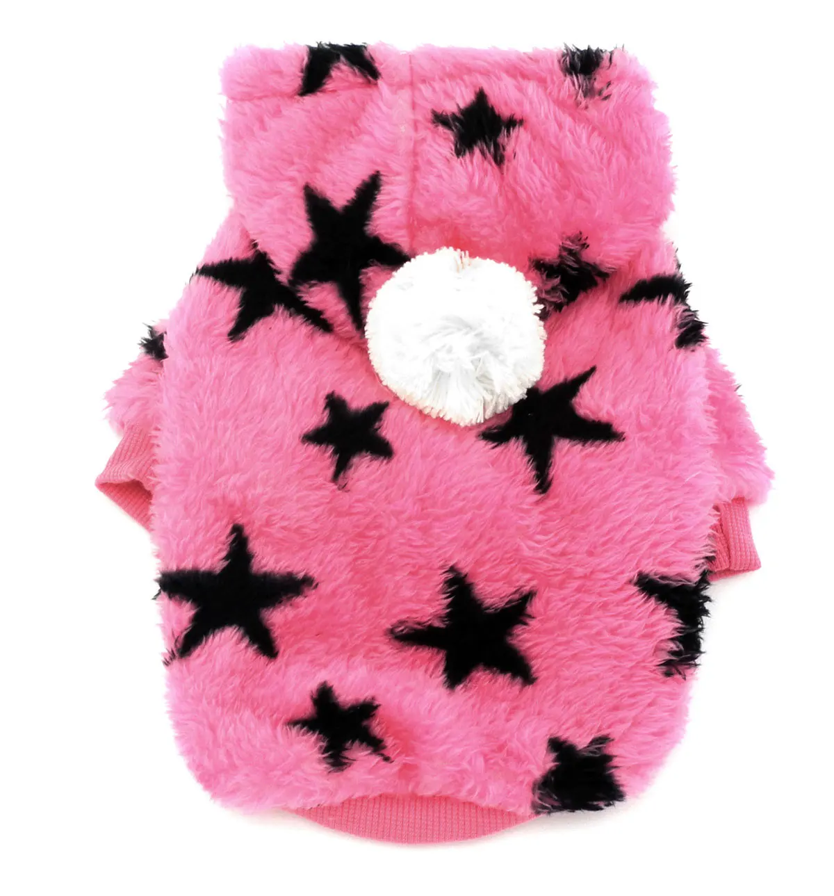 Small Dog Coat Pattern Stars Fleece Dog Sweaters Puppy Hoodies Warm Cat