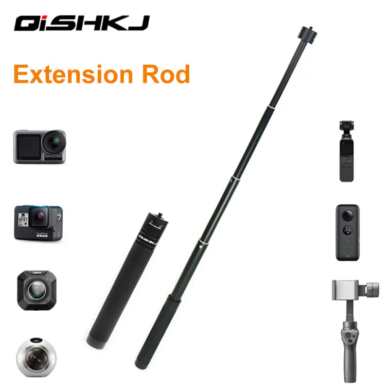 

Extension Stick Rod Pole for OSMO Mobile 2 Zhiyun Smooth Q 4 DJI OSMO Action GOPRO OSMO Pocket Insta 360 One X Stick Accessories