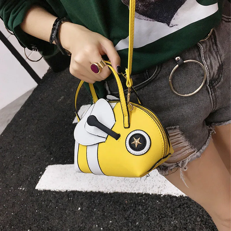 Chulin New Cartoon Small Fish Handbag S Casual Collision Chulin New Cartoon Small Fish Handbag S Casual Collision Color Shell Bag Fashionable Light Shoulder Lyz6271 In Top Handle Bags From Luggage