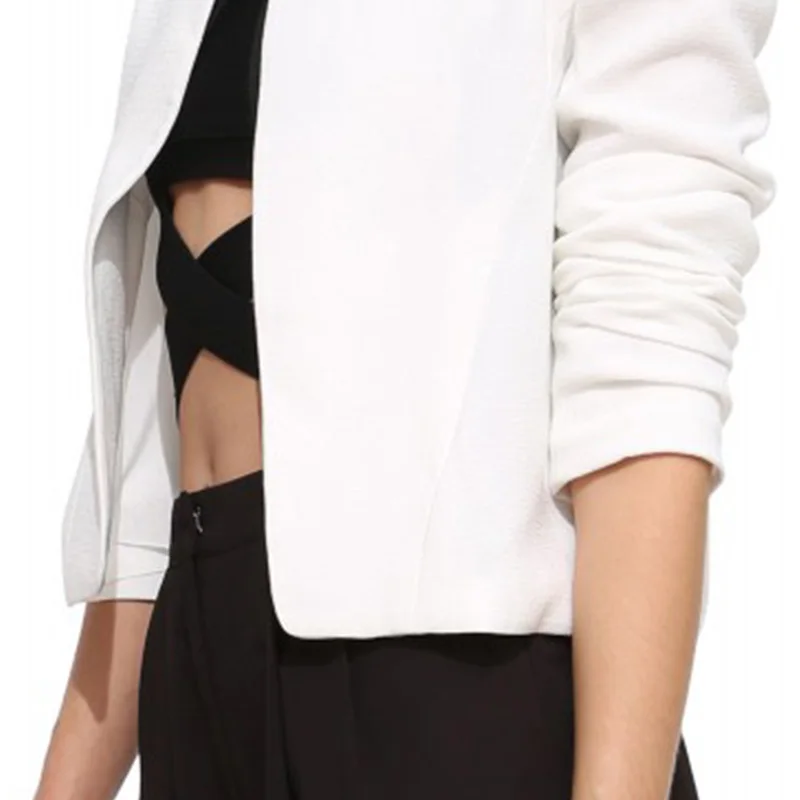 Блейзер Feminino 2016 Осень Женская Мода Slim Fit Blazer Куртки С Длинными Рукавами Пиджак