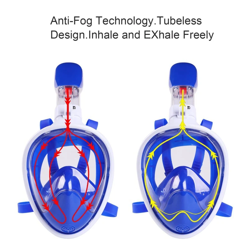 Маска для дайвинга с защитой от тумана, маска для подводного плавания, для женщин и мужчин, для детей, для плавания, для подводного плавания