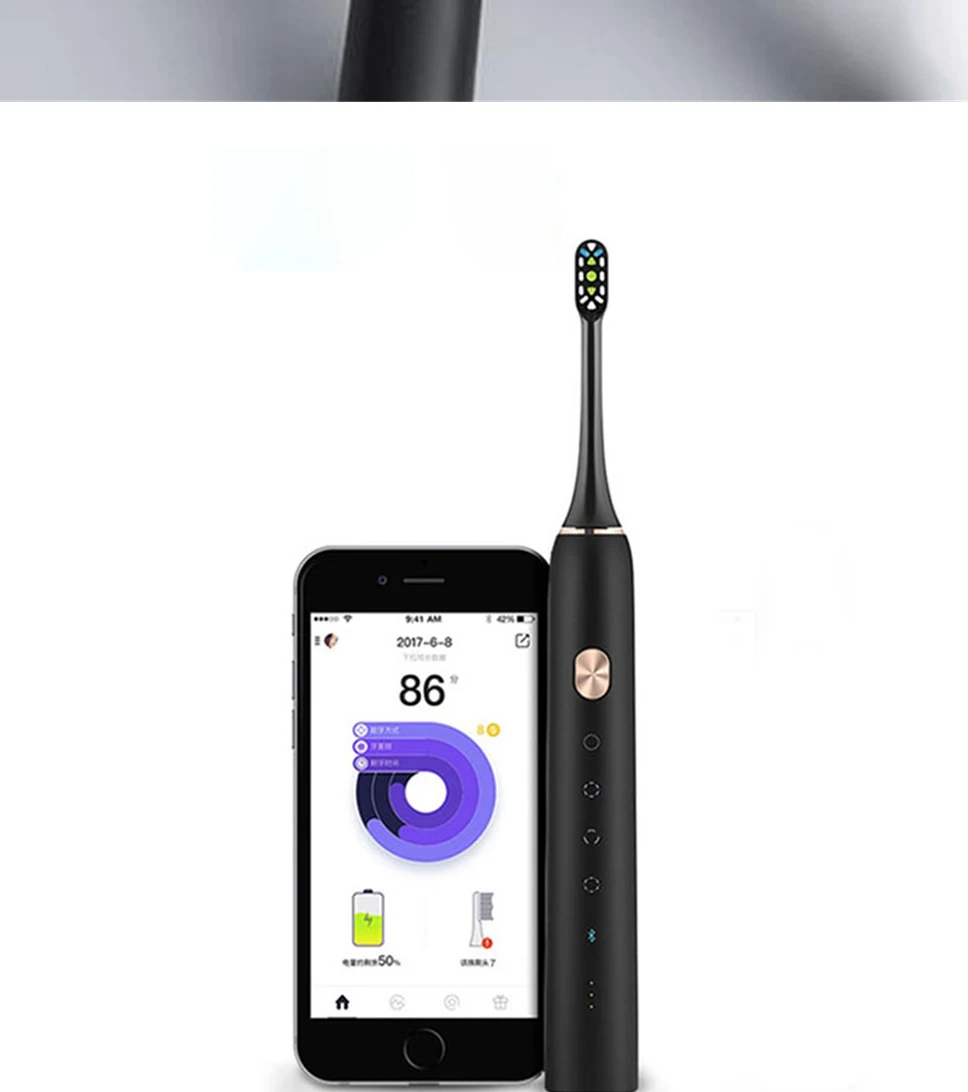 Xiaomi Soocas X3 Waterproof Electric Toothbrush Personal Care Appliances Upgraded USB Rechargeable Adult Ultrasonic Tooth Bru