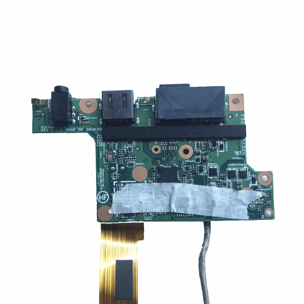 455.01102.0002 для Lenovo ThinkPad Yoga 14 ноутбука DC JACK USB порт аудио Плата с кабелем|Компьютерные