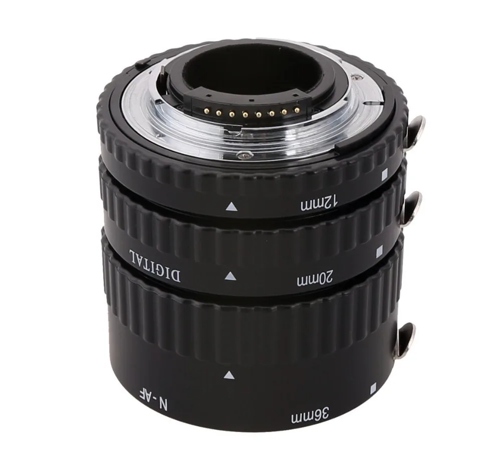 Tubo para Nikon Meike Foco Automático Metal Macro Extensão D7100 D7000 D5100 D5300 D3100 D800 D750 D600 D90 D80 Dslr Câmera af - Image 2