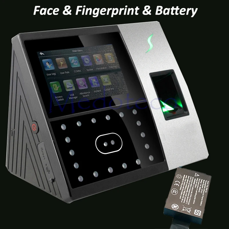Iface702 Face Time Attendance Back Up Battery Door Access Control