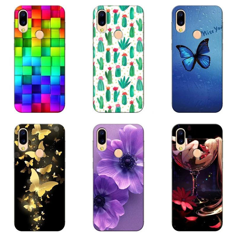 

Case Back Silicone Cover for Umi UMIDIGI A3 / A3 Pro Print TPU Shells Fundas Coque Phone Bags Floral Cases
