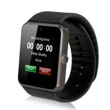 Android smart watch gt08 uhr mit sim einbauschlitz push-nachricht bluetooth smartwatch konnektivität telefon besser als dz09